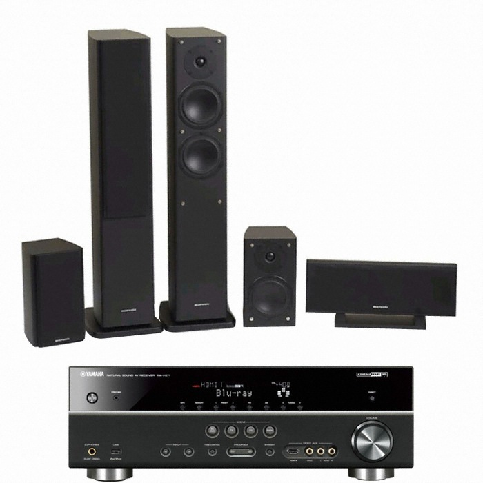 LS-7000 5.0채널 + 야마하 AV리시버