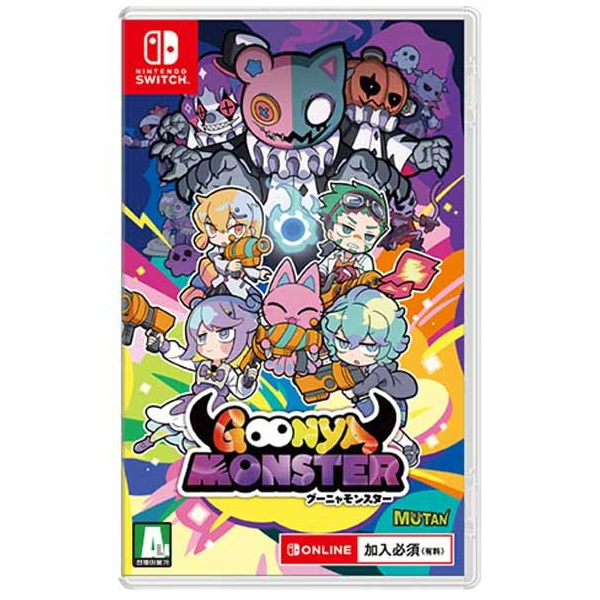 MUTAN 구냐 몬스터 한글판 (SWITCH, 패키지칩)