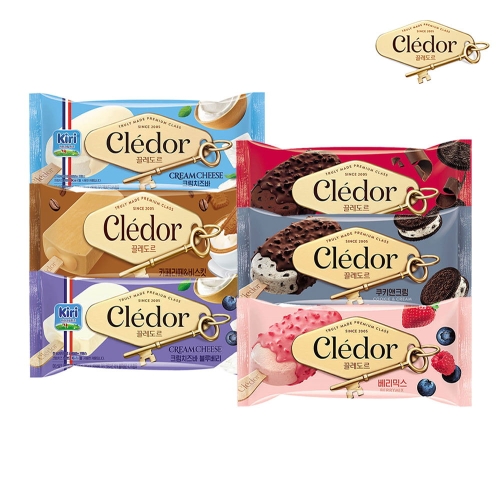 빙그레 끌레도르 바  베리믹스바 24개_이미지