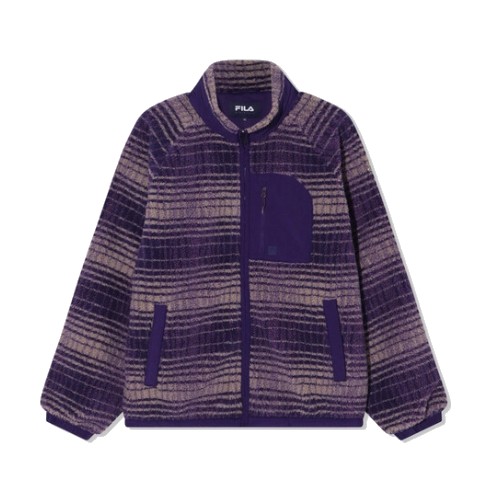 휠라 체크패턴 플리스 자켓 FS254PL01X002541