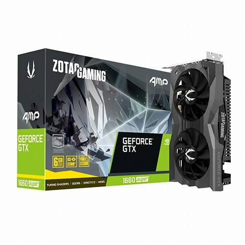 ZOTAC GAMING 지포스 GTX 1660 SUPER AMP D6 6GB 백플레이트_이미지