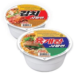 육개장사발면12개 + 김치사발면6개