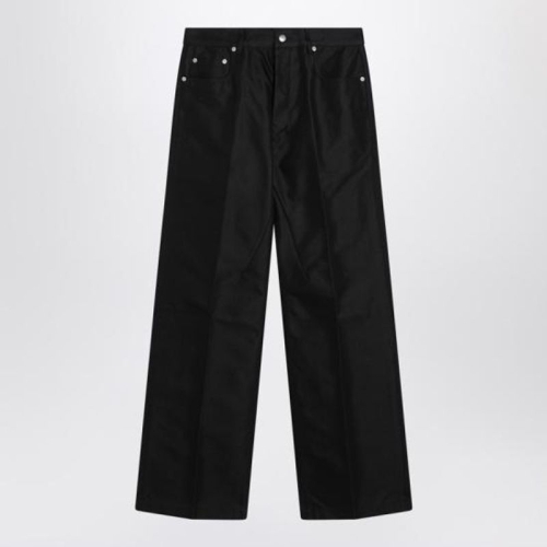 릭오웬스 Black cotton blend trousers RU01F2333CDU/XM RICKO-09 310-31 Black 포함_이미지