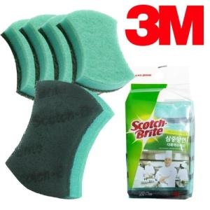 3M 3243 삼중양면 다목적수세미 프로5개 쓰리엠 청소용품 설거지이미지입니다. 누르면 해당 게시물로 새창이동합니다.