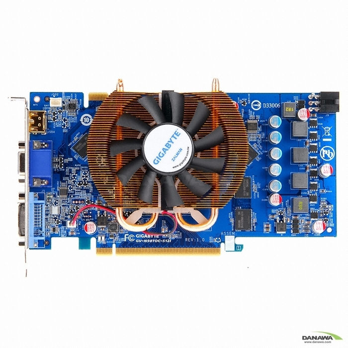 GIGABYTE ������ 9800GT UDV Over HDMI 512MB VF830