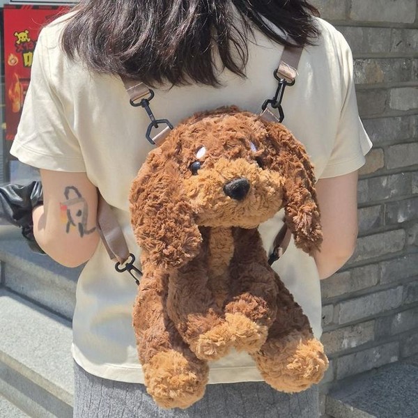 라일리 Rly 부드러운털 강아지 인형 가방 인형백팩 굿즈 소품 51074183_이미지