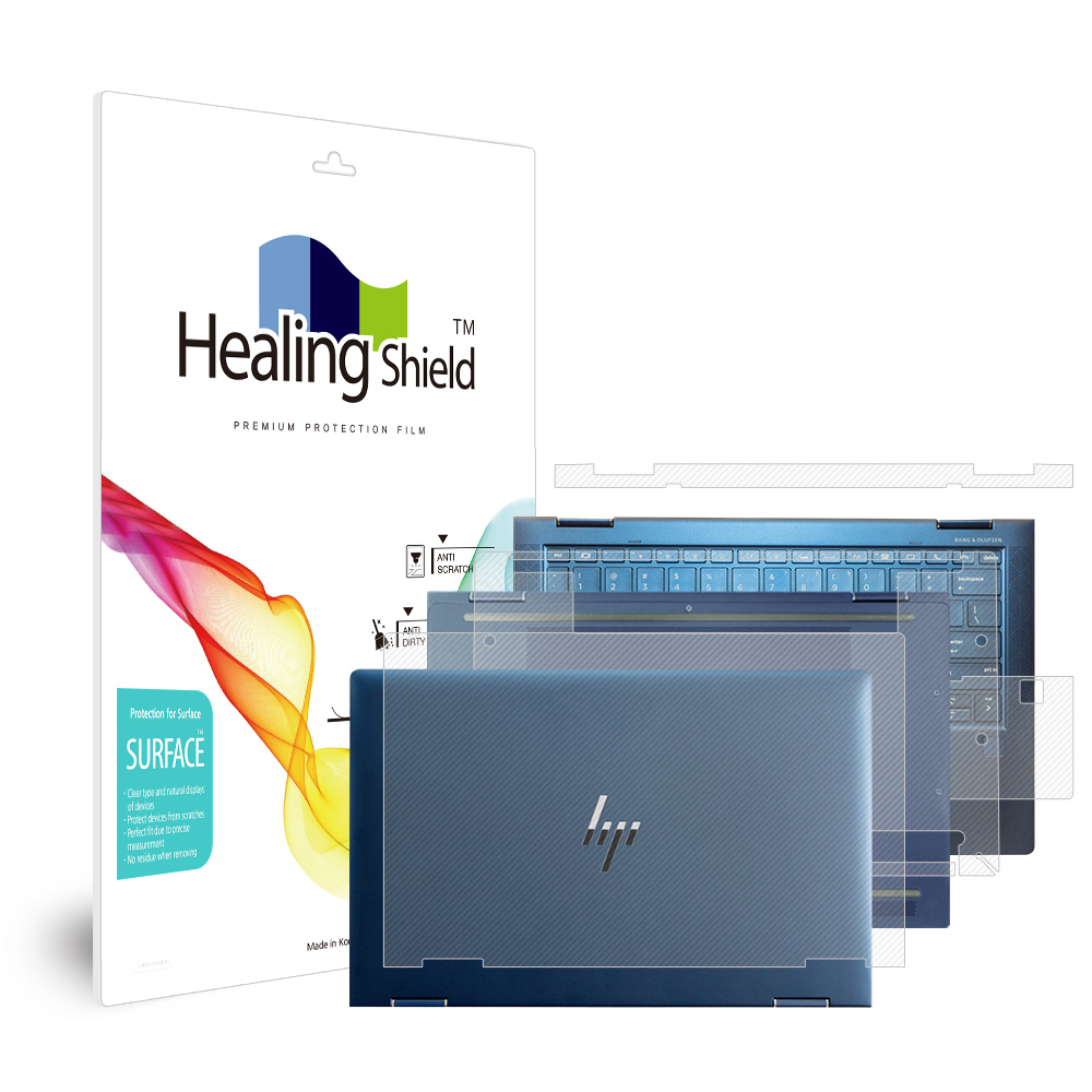 HP 엘리트 드래곤플라이 무광 외부보호필름 3종 세트