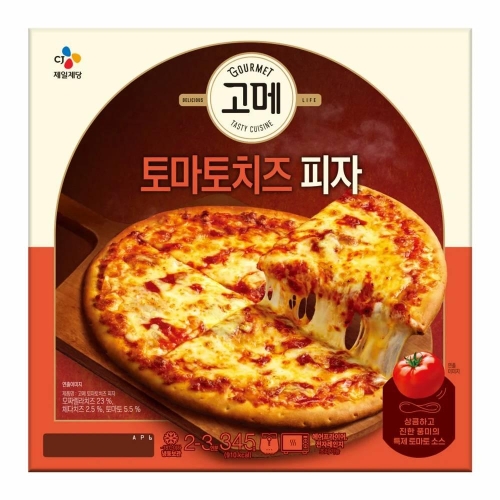 CJ제일제당 고메 토마토치즈 피자 345g (4개)_이미지