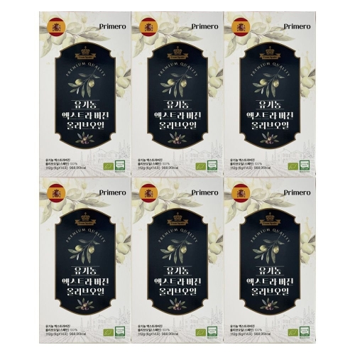 프리메로 유기농 엑스트라버진 올리브오일 112g (8g x 14포) (6개)_이미지