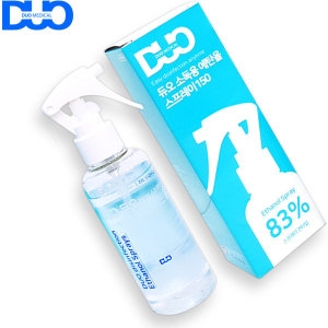 듀오 소독용 에탄올 스프레이 뿌리는소독제 150ml x5개