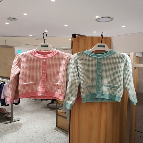 베네통 베네통키즈 6 트위드 니트 풀오버 2컬러 QAKP12561 25W