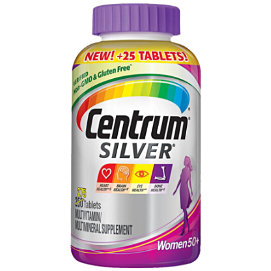 센트룸 실버 멀티비타민 우먼 50+ 275정 (해외) (1개)_이미지