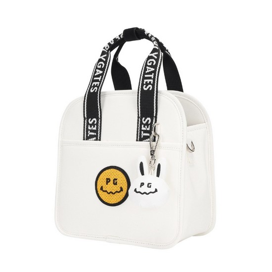 크리스패션 파리게이츠 로고 핸들 스마일 토트백 521E1BG091WH