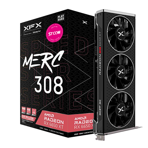 XFX 라데온 RX 6650 XT MERC 308 BLACK D6 8GB
