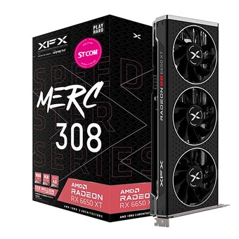 XFX 라데온 RX 6650 XT MERC 308 BLACK D6 8GB