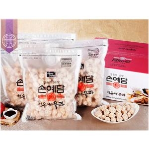 고향장터 사이소 청송사과한과 청송애유과 동글이 2kg 동글이 4봉지