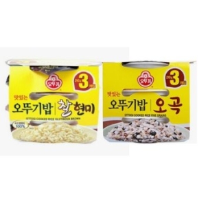 오뚜기 오뚜기밥 오곡밥 210g 3개 + 찰현미 210g 3개