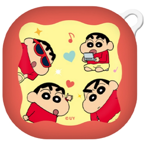 코쿼드 갤럭시 버즈2 프로 짱구 말랑말랑 하드 케이스 [정품]