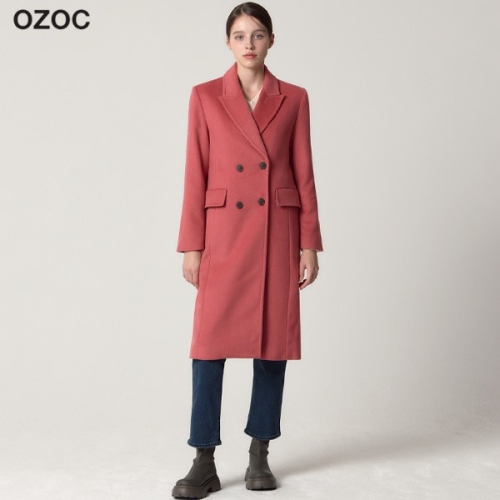 OZOC 미니멀 울 더블 롱코트 1074465_이미지