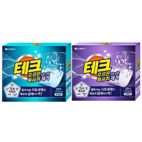 테크 호르몬 특유취 제거 라벤더 30매 (1개)_이미지