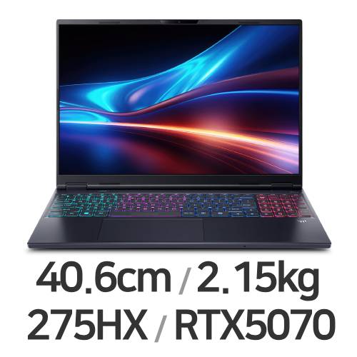 에이서 프레데터 헬리오스 네오 16S 슬림 AI PHN16S-71-97L7 64GB램 (SSD 1TB)
