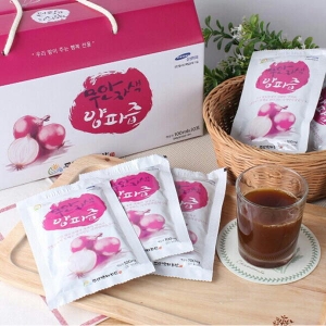 무안백제농산 영농조합법인 무안 옥윤선님의 무안황토 빨간양파즙 100ml 30포 (1개)_이미지