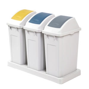 창신리빙 프랑코 대용량 분리수거함 3칸 150L