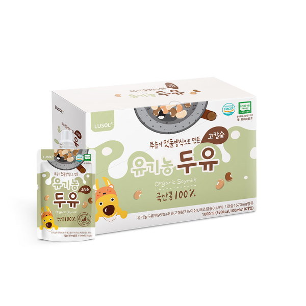 루솔 맷돌방식 유기농 두유 100ml (20개)_이미지