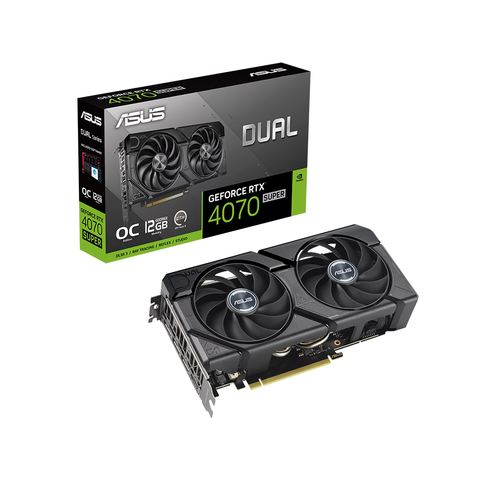 ASUS DUAL 지포스 RTX 4070 SUPER O12G EVO OC D6X 12GB 인텍앤컴퍼니