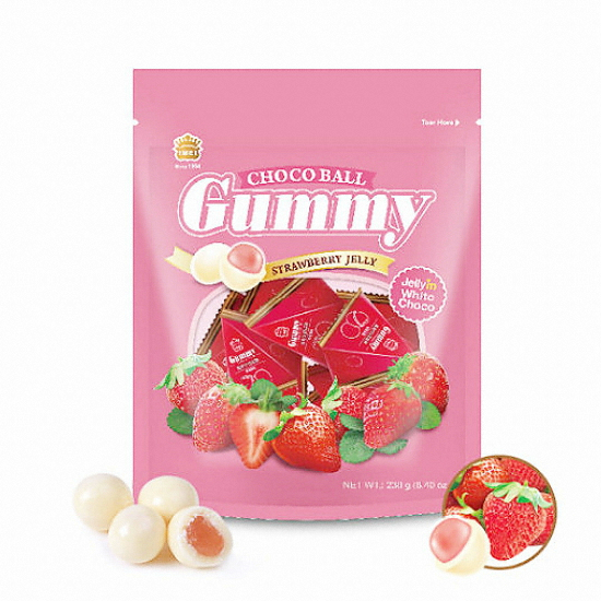 이메이 초코볼 구미 스트로베리 젤리 238g