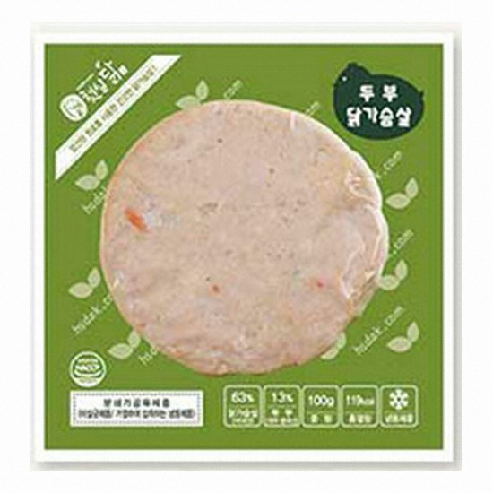 햇살푸드시스템 햇살닭 두부 닭가슴살 스테이크 100g (7개)