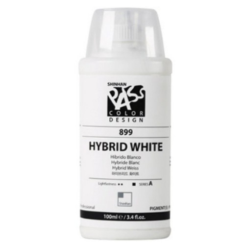 신한화구 패스 수채화물감 하이브리드 화이트 100ml 1색_이미지