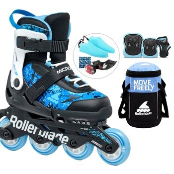 롤러블레이드 마이크로블레이드 SL 스카이블루 (가방+보호대)