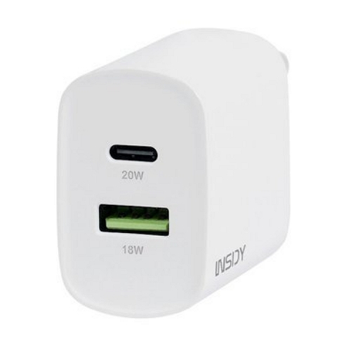 제이엘통상 인사이디 PD 20W 2포트 충전기 IPC-20W_이미지