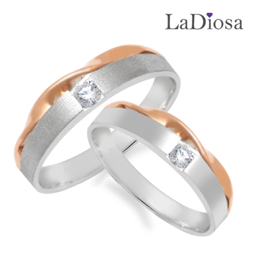 라디오사 (세트)18K 커플링LK18JJ-10264MW 남녀한쌍_이미지