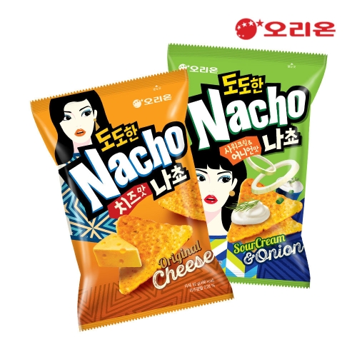 오리온 도도한 나쵸 치즈맛 92g 6개 + 어니언 92g 6개