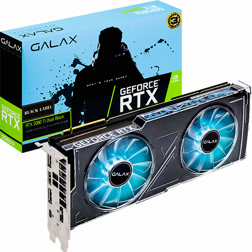 갤럭시 GALAX 지포스 RTX 2080 Ti BLACK LABEL D6 11GB