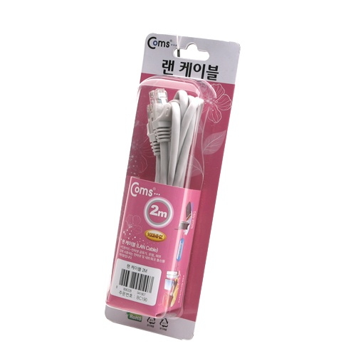 라이트컴 COMS CAT.5e UTP 다이렉트 고급 랜케이블 (BC190, 2m)_이미지