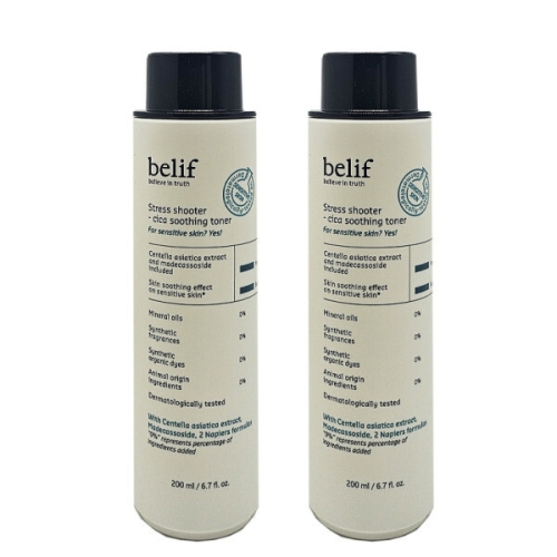  빌리프 스트레스 슈터 시카 수딩 토너 200ml [2개]