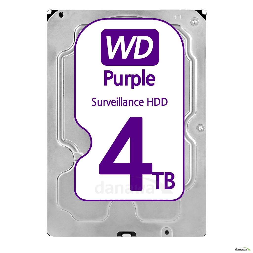 Western Digital WD Purple 5400/64M (4TB, WD40PURX)_이미지