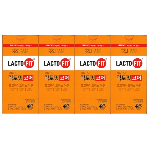 종근당건강 락토핏 5X 생유산균 코어 2g 30포 (4개)_이미지