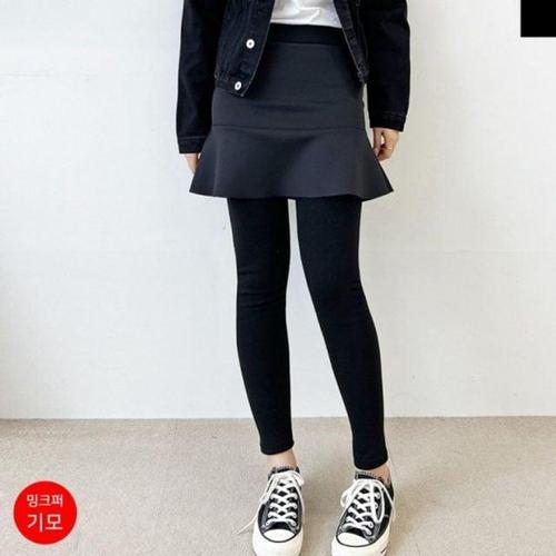 치마 레깅스 밍크퍼 데일리 뽀얌 후레아 WD40558