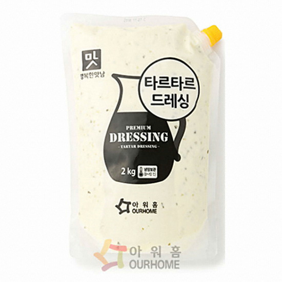 아워홈 행복한맛남 타르타르 드레싱 2kg (1개)_이미지