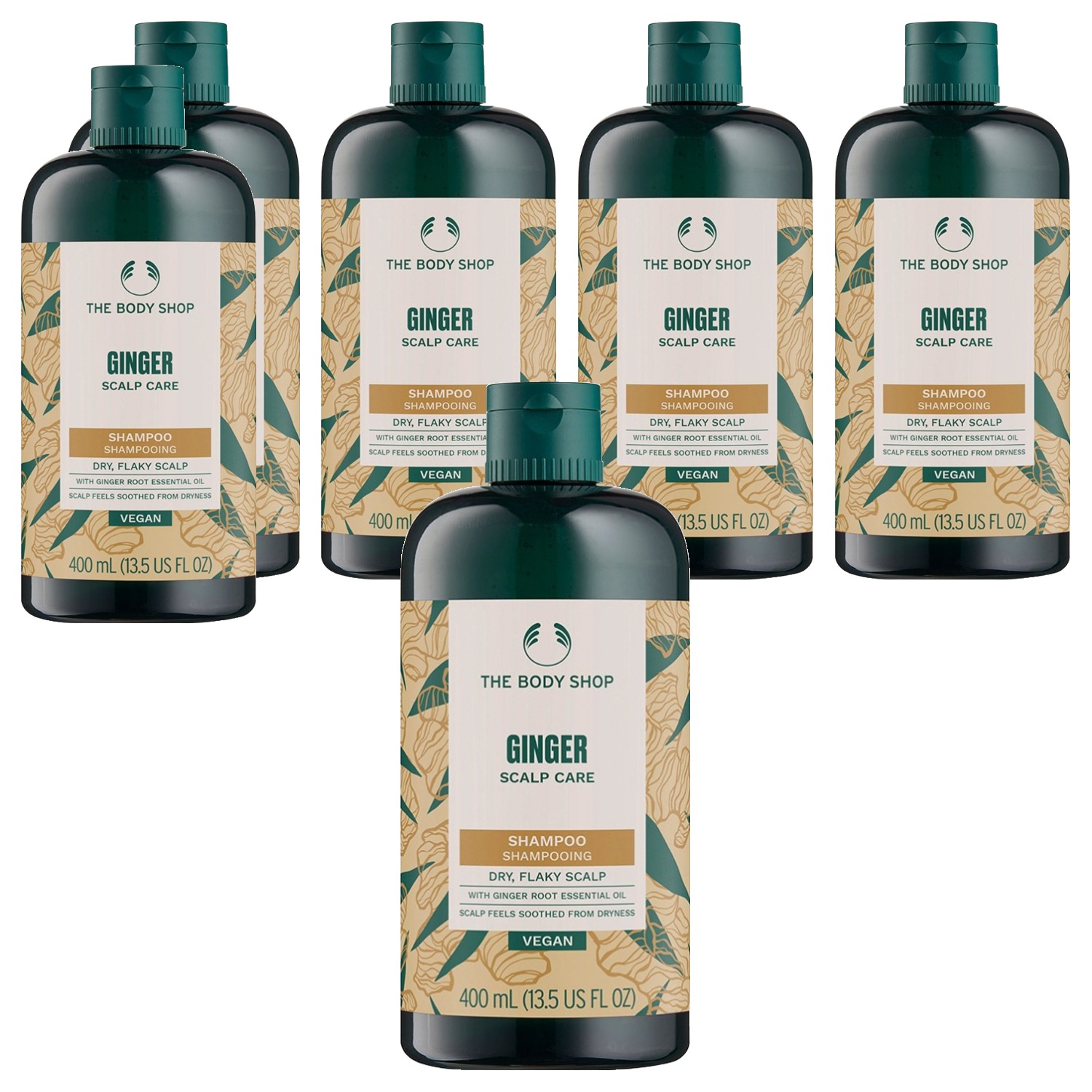 더바디샵 진저 스캘프 케어 샴푸 400ml (6개)_이미지