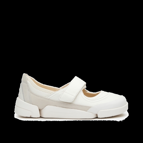 클락스 Womens Trigenic 2 Mary Jane Shoes 화이트 여성 트라이제닉2 메리제인 887684