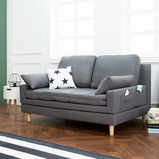 체인지 접이식 패브릭 소파베드 2인용