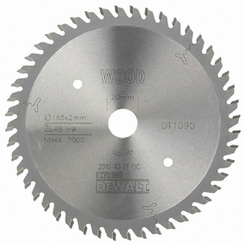 디월트 6.5인치 목재용 원형톱날 DT1090