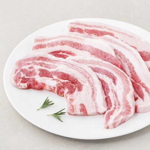 쿠팡 곰곰 한돈 삼겹살 구이용 600g (2개)_이미지