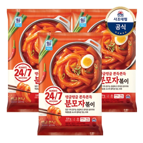 사조대림 대림선 24/7 분모자볶이 320g (3개)