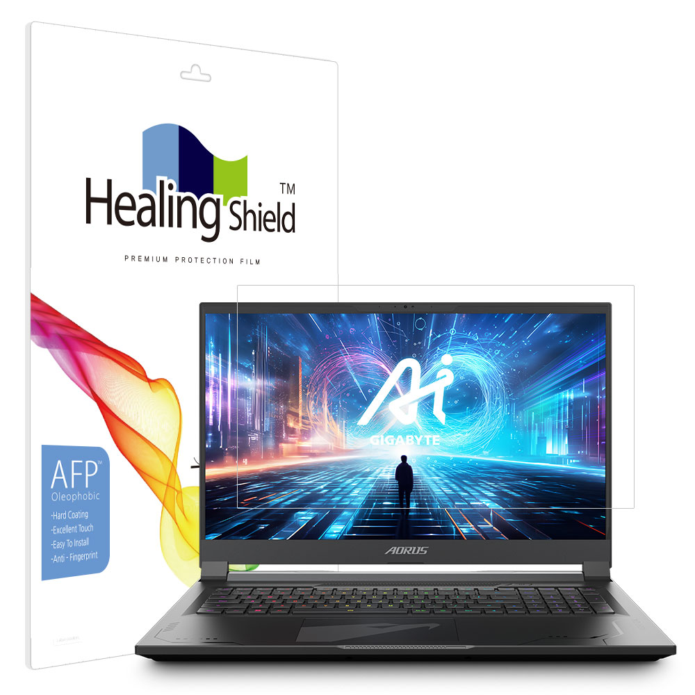 폰트리 힐링쉴드 기가바이트 AORUS 17X 2024 올레포빅 고광택 액정보호필름